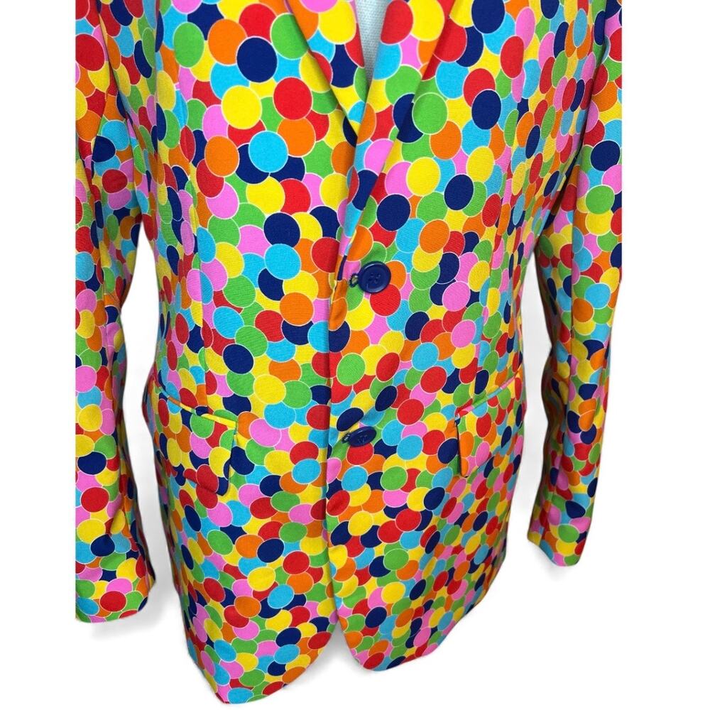 Oppo suits confettironi blazer suit whimsical cocktail party New Year’s Eve - Picture 3 of 9